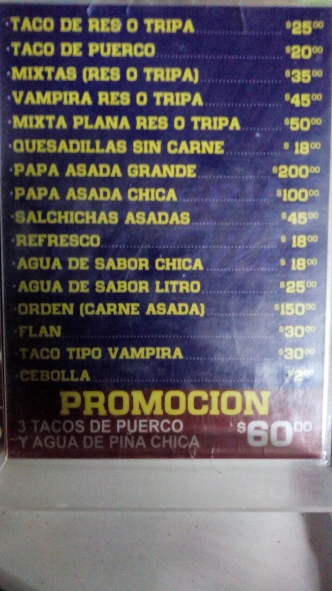 Taquería Fili Menu - Image 4